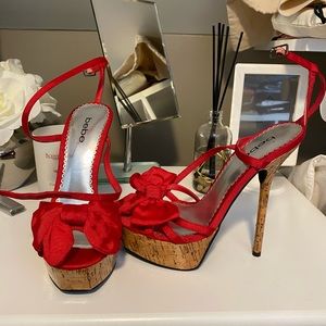 New never worn Bebe sandals